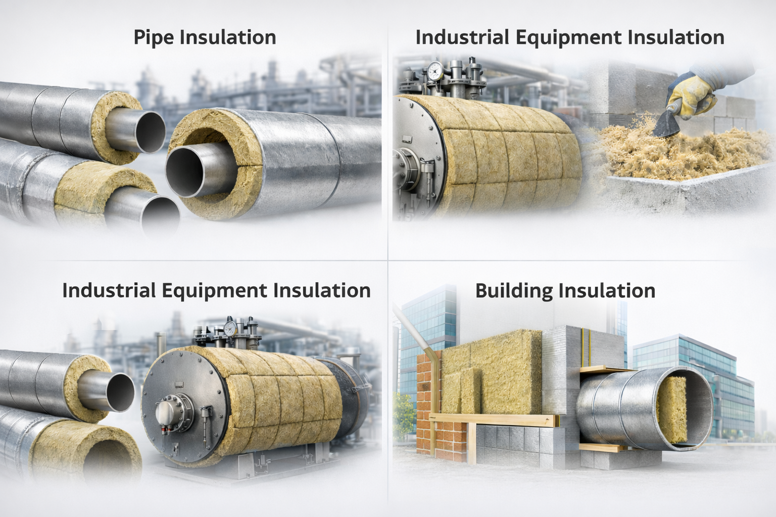 Rock wool insulation