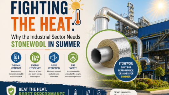 stonewool in summer for the industrial sector