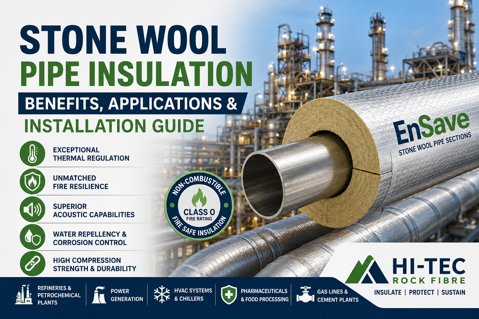 Stone Wool Pipe Insulation