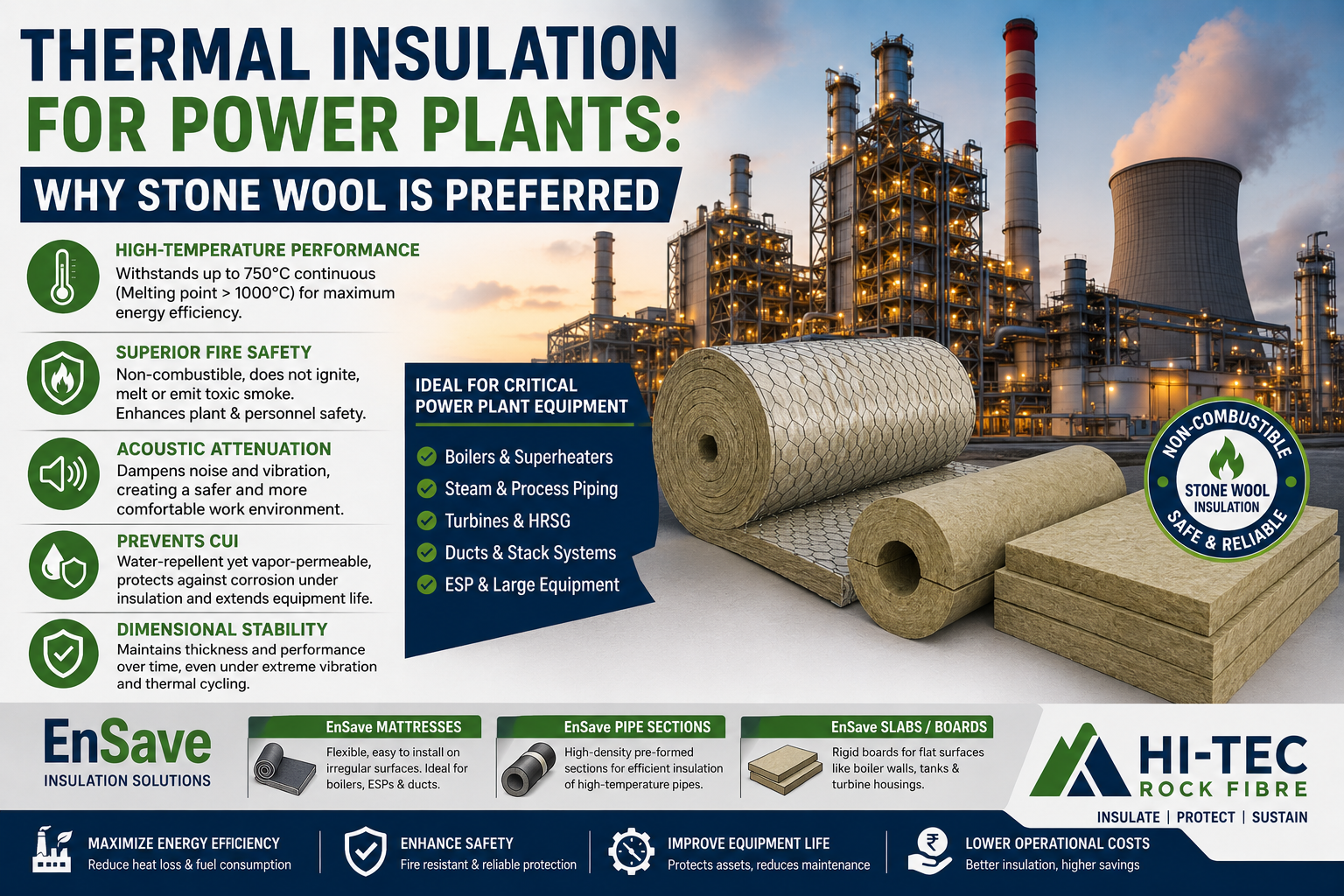 Thermal Insulation for Power Plants